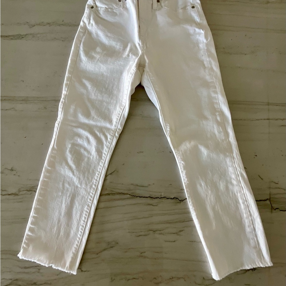 Madewell White Denim Jeans
